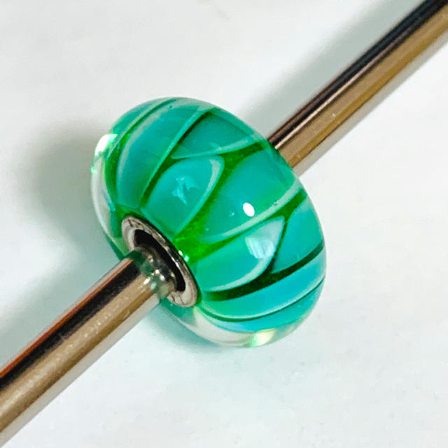 《おまとめ御要望品》trollbeads トロールビーズ グリーンシャドー