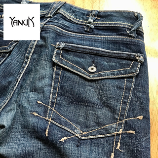 ヤヌーク(YANUK)のYANUK ヤヌーク フラップポケット デニムパンツ(デニム/ジーンズ)