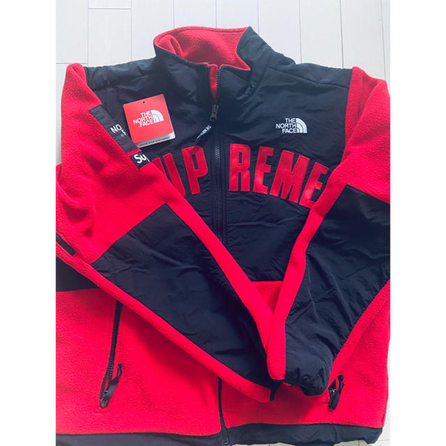 supreme TNF red jacket