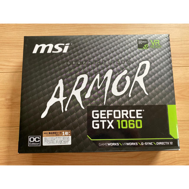 MSI GTX 1060 ARMOR 3G OCV1