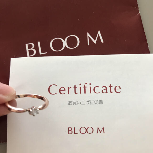 BLOOM(ブルーム)のBLOOM リング　ピンクゴールド　9号　指輪 レディースのアクセサリー(リング(指輪))の商品写真