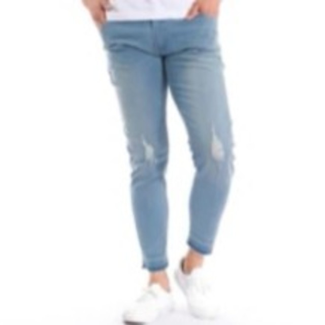 ニッセン(ニッセン)のストレッチ素材  スキニーデニムパンツ メンズのパンツ(デニム/ジーンズ)の商品写真