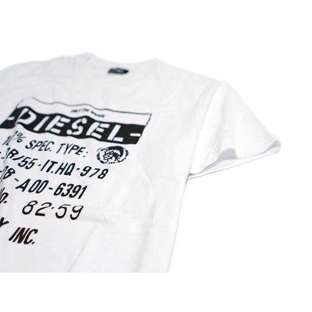 DIESEL(ディーゼル)のディーゼル ★ XL スリムフィット グラフィック ロゴ タイト Tシャツ メンズのトップス(Tシャツ/カットソー(半袖/袖なし))の商品写真