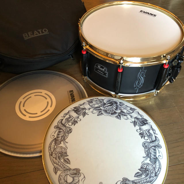 Pearl JJ1365 JoeyJordison スネア ゴールドフープ美品！