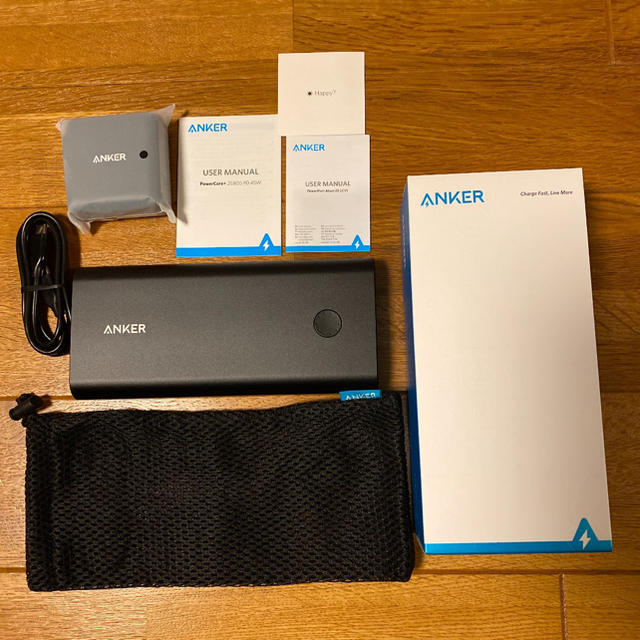 未開封！ ANKER アンカー 26800 モバイルバッテリー 大容量 PD 黒douzo家電