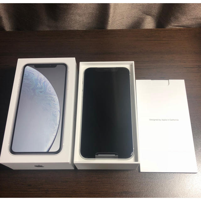 iPhone XR 64GB white SIMフリー 即日発送 新品