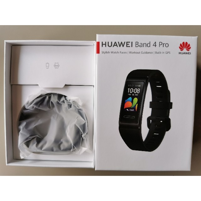 ANDROID(アンドロイド)のバンドHUAWEIファーウェイBAND4PROBK ウェアラブル端末  メンズの時計(腕時計(デジタル))の商品写真