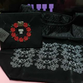 アナスイ(ANNA SUI)の★新品★アナスイ・ポーチ&エコバッグ・セット♪♪(エコバッグ)