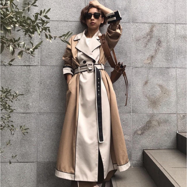 28日限定くまたろー様専用Ameri Vintage trench coat 【期間限定送料