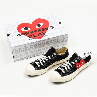 コムデギャルソン(COMME des GARCONS)のプレイ コムデギャルソン×コンバース スニーカー7/25.5(スニーカー)