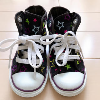 コンバース(CONVERSE)のコンバースハイカット星柄⭐︎18cm(スニーカー)