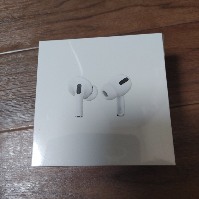 Apple(アップル)の新品未開封・保証未開始　アップル エアポッズプロ本体 AirPods Pro本体 スマホ/家電/カメラのオーディオ機器(ヘッドフォン/イヤフォン)の商品写真