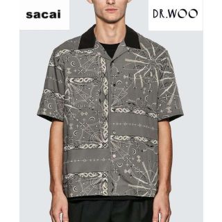 サカイ(sacai)のサイズ３ 新品 完売品 sacai dr.woo サカイ バンダナシャツ(シャツ)