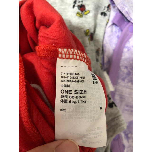 UNIQLO(ユニクロ)の専用　ミッキー ズボンのみ キッズ/ベビー/マタニティのベビー服(~85cm)(ロンパース)の商品写真