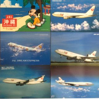 ジャル(ニホンコウクウ)(JAL(日本航空))のJAL航空機の絵はがき(航空機)