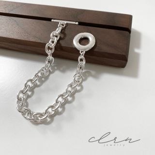 アダムエロぺ(Adam et Rope')の 〝再販〟silver925 サークル シルバーチェーン ブレスレット　　(ブレスレット/バングル)