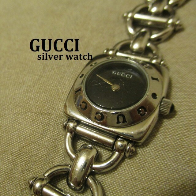 大きな取引 Gucci - GUCCI シルバーウォッチ 腕時計