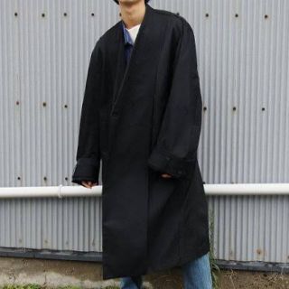 マルタンマルジェラ(Maison Martin Margiela)の16AW ESSAY Oversized Collarless Coat(チェスターコート)