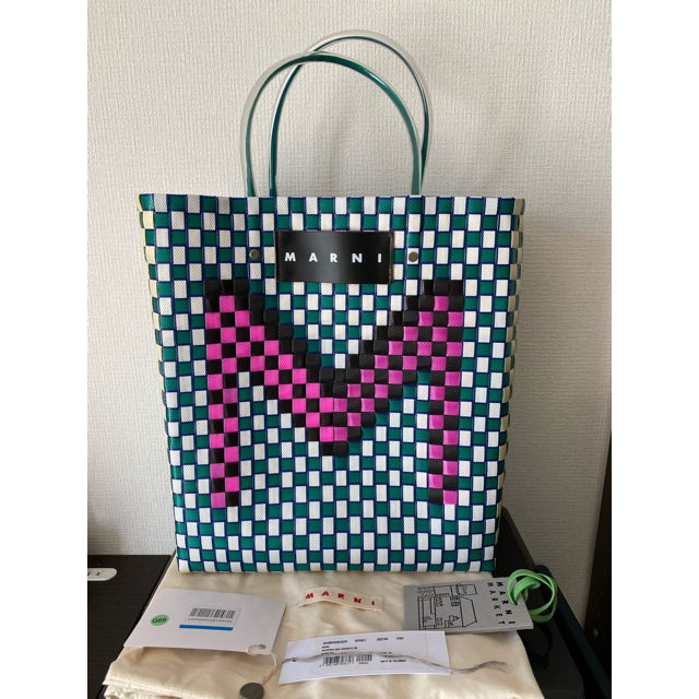 新作 新品 ✨MARNI カゴ マーケット トートバッグ ❤