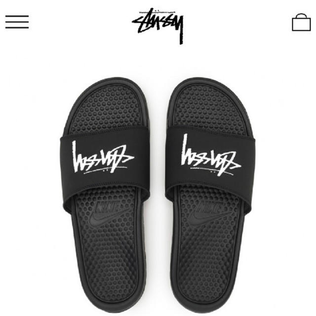 STUSSY(ステューシー)のラスト1つ stussy × nike slide sandals 27cm メンズの靴/シューズ(サンダル)の商品写真