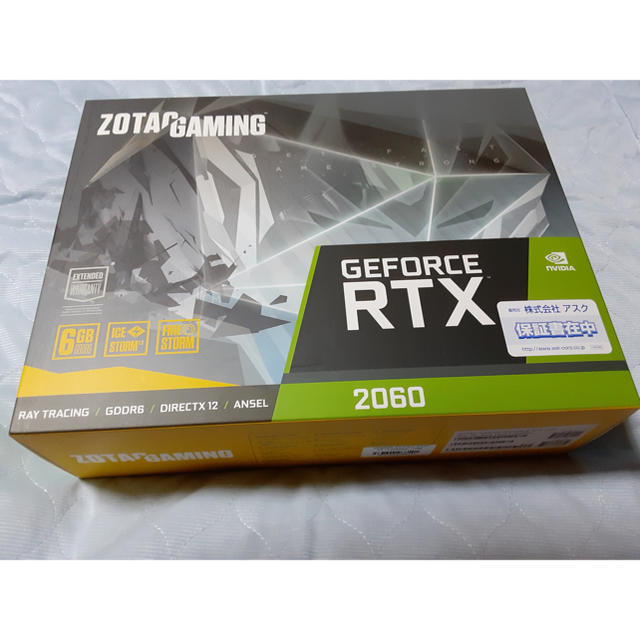 PCパーツZOTAC GAMING GeForce RTX 2060 Twin Fan