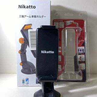 Nikatto車ホルダー スマホ タブレット 3.5~10.1インチスマホ対応(車内アクセサリ)