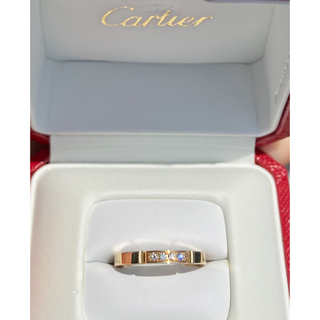 カルティエ(Cartier)のカルティエ K18 ダイヤモンド リング 8号 マイヨンパンテールリング(リング(指輪))