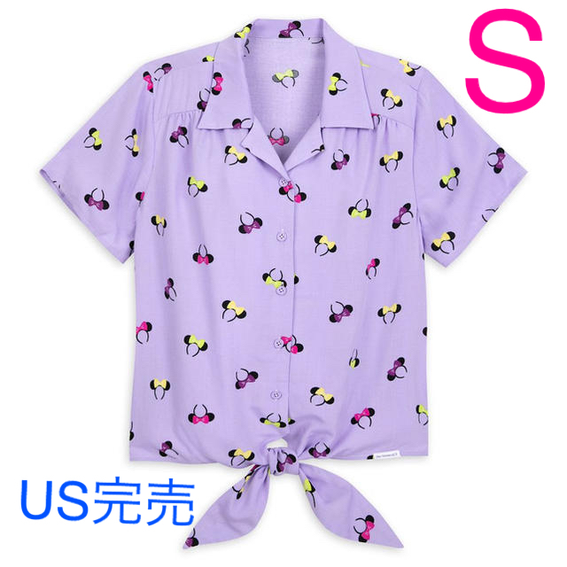 Disney(ディズニー)の海外ディズニー　ミニーカチューシャ　シャツ レディースのトップス(Tシャツ(半袖/袖なし))の商品写真