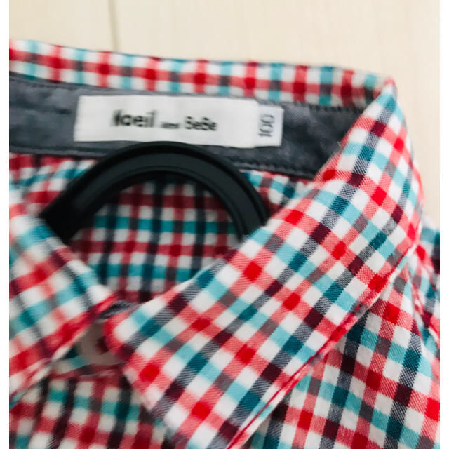 BEBE Noeil(ベベノイユ)のべべ　長袖シャツ　100 キッズ/ベビー/マタニティのキッズ服男の子用(90cm~)(Tシャツ/カットソー)の商品写真