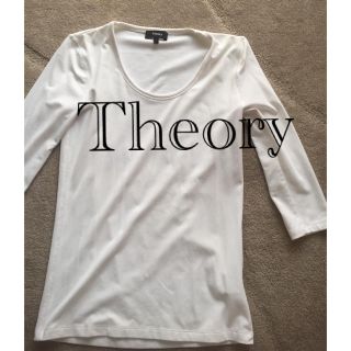 セオリー(theory)のtheory セオリー 白 七分袖 Tシャツ(Tシャツ(長袖/七分))