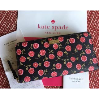 ケイトスペードニューヨーク(kate spade new york)の新品 オシャレ 花 ケイトスペード 長財布 (財布)