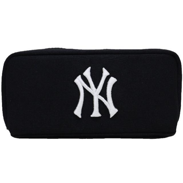 MLB ニューヨークヤンキース ポーチ 筆箱 NYロゴ スウェット ブラック新品 メンズのバッグ(その他)の商品写真