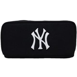 MLB ニューヨークヤンキース ポーチ 筆箱 NYロゴ スウェット ブラック新品(その他)
