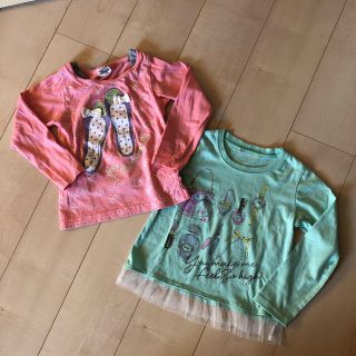 【あさがお様用】女の子 ロンT トップス 110cm 3点(Tシャツ/カットソー)