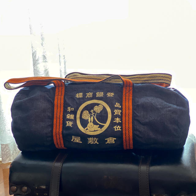 倉敷屋　デニム　ミニボストンバッグ メンズのバッグ(ボストンバッグ)の商品写真