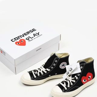 コムデギャルソン(COMME des GARCONS)のプレイ コムデギャルソン×コンバース スニーカー 8/26.5(スニーカー)