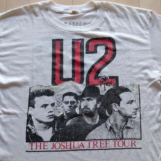ヴィンテージ　1987年　U2 ヨシュアツリーツアー ツアーTシャツ(Tシャツ/カットソー(半袖/袖なし))