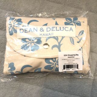 ディーンアンドデルーカ(DEAN & DELUCA)の新品未使用dean&delucaエコバッグアロハ柄ブルー(エコバッグ)