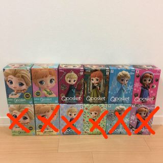 バンプレスト(BANPRESTO)のひつじ様専用　qposket  アナ雪　6点　ディズニー　フィギュア(キャラクターグッズ)