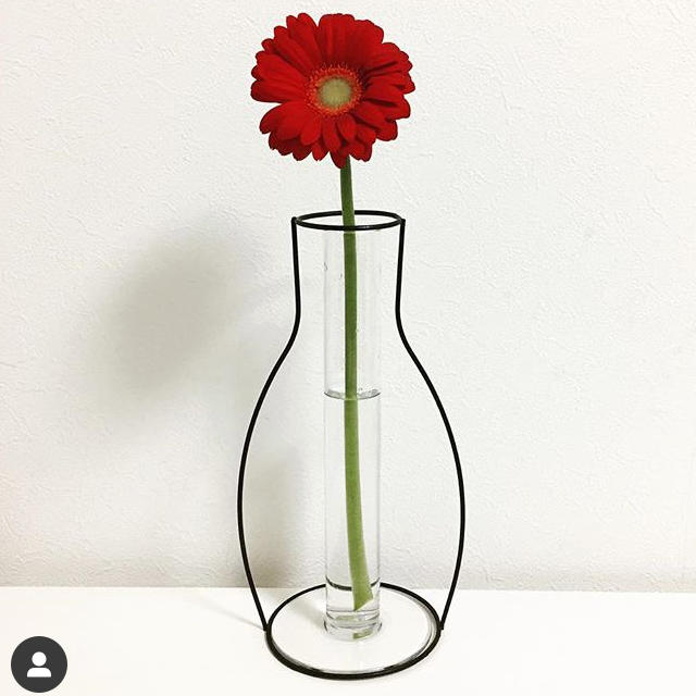 ワイヤーフラワーベース モノトーン 花瓶 シンプル ロングの通販 By まさまさ S Shop ラクマ