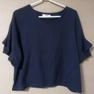 サマンサモスモス(SM2)のSamansa Mos2 blue　シャツ(シャツ/ブラウス(半袖/袖なし))