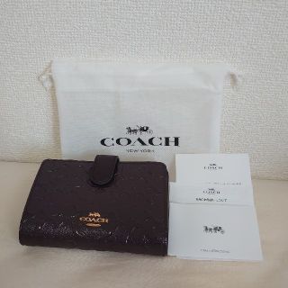 コーチ(COACH)のCOACH(COACH)　二つ折り財布(財布)