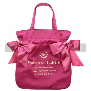 メゾンドフルール(Maison de FLEUR)のMaison de FLEUR ダブルリボントートバッグ(トートバッグ)