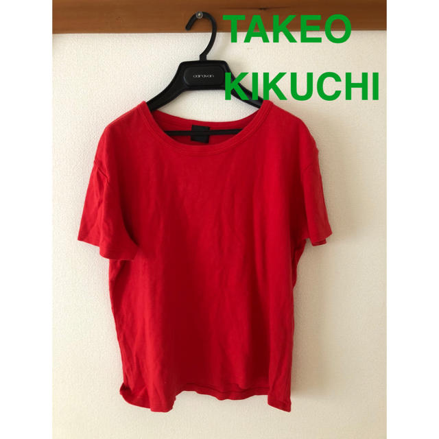 TAKEO KIKUCHI(タケオキクチ)の タケオキクチ　TAKEO KIKUCHI Tシャツ　トップス　無地 レディースのトップス(Tシャツ(半袖/袖なし))の商品写真