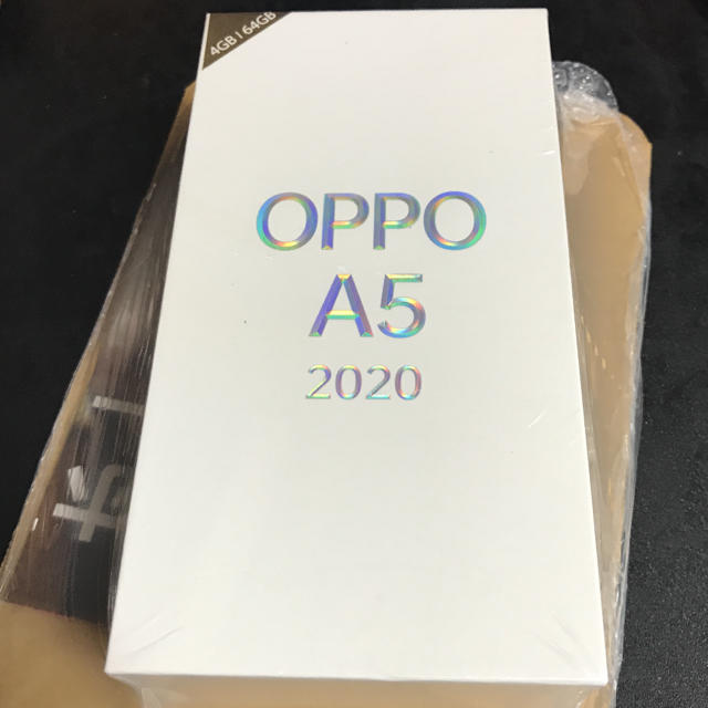 【新品未開封シュリンク付き】　OPPO A5 simフリー　ブルー