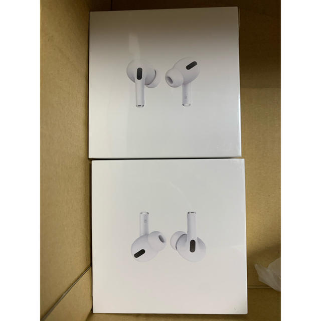 AirPods Pro MWP22J/A 保証未開始品 2台セット ヘッドフォン/イヤフォン