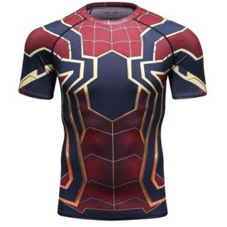 新品 メンズ アンダーシャツ ドライインナー  半袖 アイアンスパイダー (Tシャツ/カットソー(半袖/袖なし))