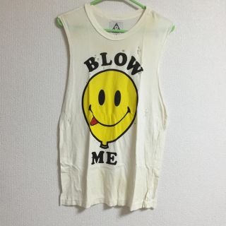 ユニフ(UNIF)のUNIF♡BLOW☻﻿MEダメージタンク(Tシャツ(半袖/袖なし))