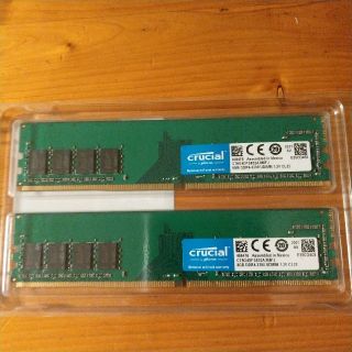 新品・未開封　Crucial メモリ16GB（8GB×2枚）PC4-25600(PCパーツ)