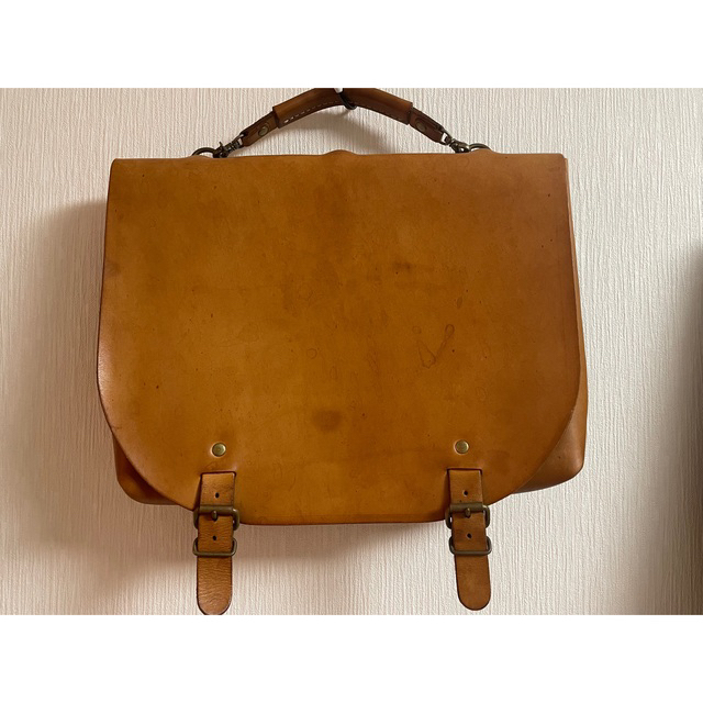 doublet CARTON LEATHER SHOULDER BAG